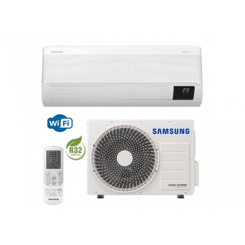 Кліматична техніка Кондиціонери Кондиціонер Samsung GEO Mass AR60F24C1BWNUA WindFree
