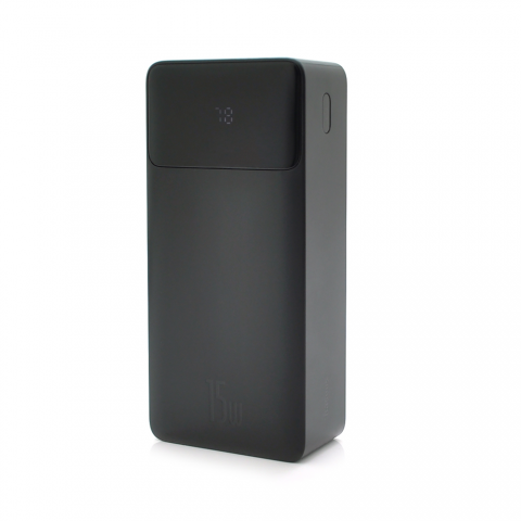 Будь заряжен Power Bank - Павербанк Powerbank Baseus Bipow Overseas 30000mAh, Output: 2USB/Type-C, 20W, Black