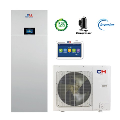 Отопление и нагрев воды Тепловые насосы Тепловой насос Cooper&Hunter CH-HP14WTSIRK3/ CH-HP14SIRK3(O)UNITHERM 3 All-in-one R32  для обогрева/охлаждения + ГВС