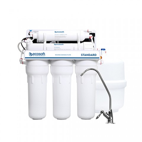 Водоподготовка Питьевая вода Фільтр зворотного осмосу Ecosoft Standard PRO з помпою (MO550MPECOSTD)