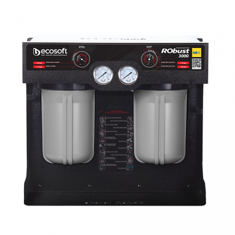 Водопідготовка Фільтри для кафе, ресторанів, офіс Фільтр зворотного осмосу Ecosoft RObust 3000