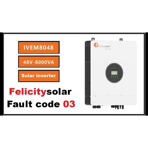 Будь заряжен Гибридный инвертор Felicity IVEM8048-LV (8 kW, 48V, 1 фаза, 1 MPPT)