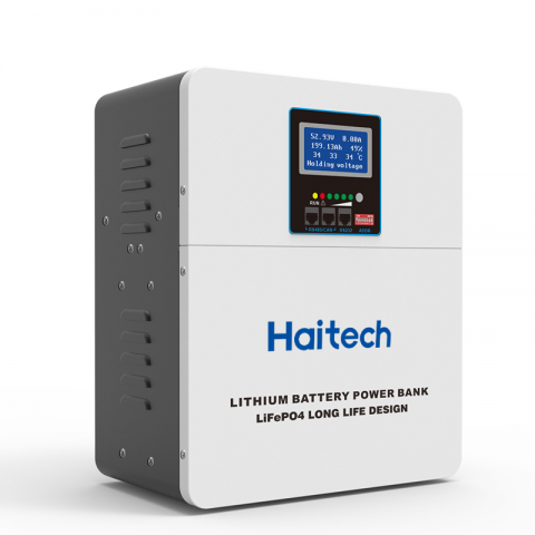 Будь заряжен HAITECH LiFePO4 Батарея Li-Wall 24V 100AH 2,56 kW/h