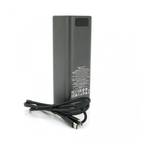 Будь заряджений Power Bank - Павербанк PowerBank Hoco Q17 Electric PD140W 25000mAh, Input:(Type-C), Output:(USB,Type-C), PD140W для Laptop, plastic, Black, Box