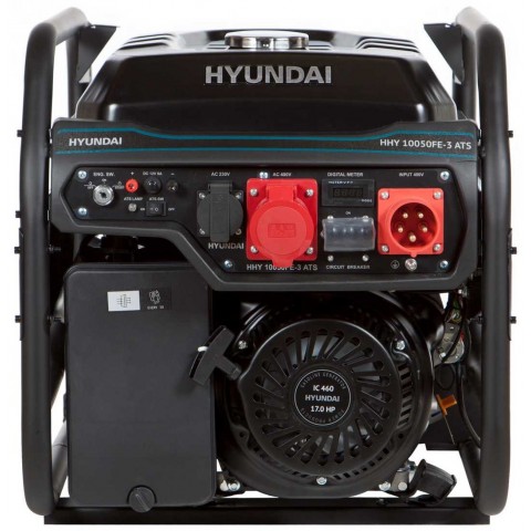 Бензинові генератори Генератор бензиновий HHY 10050FE-3  Hyundai