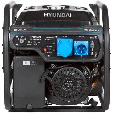 Бензинові генератори Генератор бензиновий HHY 10050FE ATS  Hyundai
