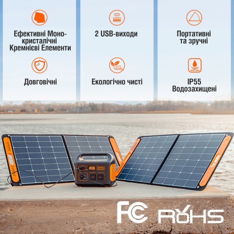 Будь заряжен Солнечные панели Солнечная панель Jackery SolarSaga 100