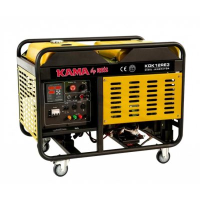 Генератор дизельный KDK12RE3, трехфазный 230/400V, 50Hz, 12KVA, Water COOL, объем 34л