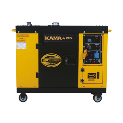 Генератор дизельный KDK11500SC, 11KVA, однофазный 230V, объем 12,5л