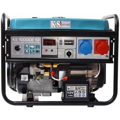 Электрогенератор Konner&Sohnen KS 10000E-1/3 бензин