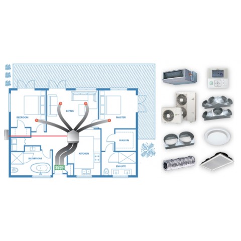 Кондиционеры Кондиционер MIDEA MTI-36HWDN1-Q/MOU-36HDN1-RW канальный