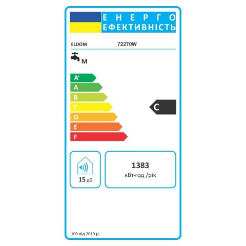 Отопление и нагрев воды Бойлеры, водонагреватели Водонагрівач Eldom Style 100  2,0 kW 72270W