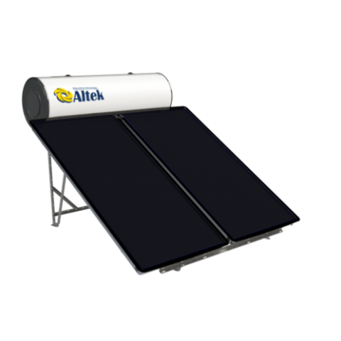 Солнечные коллекторы Cистема солнечного нагрева воды с плоским гелиоколлектором ALTEK LIGERO 150