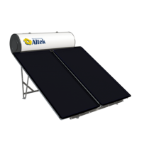 Cистема солнечного нагрева воды с плоским гелиоколлектором ALTEK LIGERO 200S