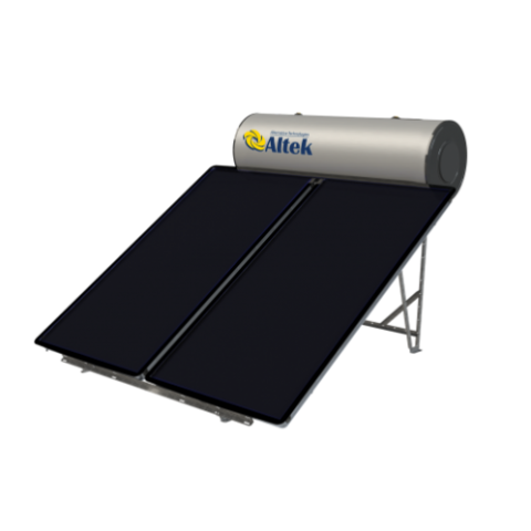Солнечные коллекторы Cистема солнечного нагрева воды с плоским гелиоколлектором ALTEK ALBA 200S