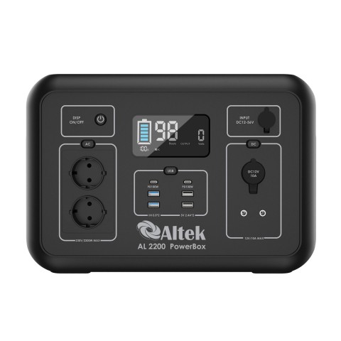 Будь заряджений Портативні зарядні станції Портативна зарядна станція ALTEK PowerBox AL 2200 (2131 Вт·час)