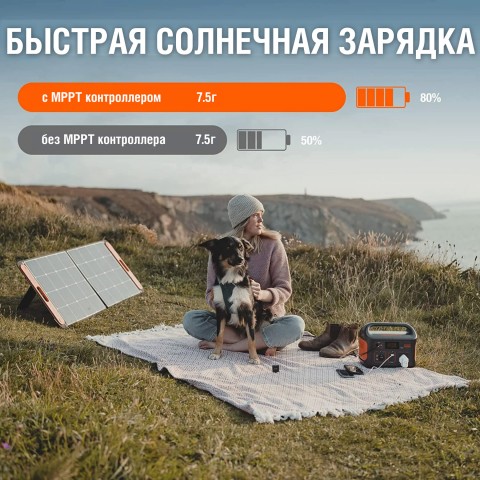 Генераторы Солнечный генератор Jackery 500 (Explorer 500 + SolarSaga 100W)