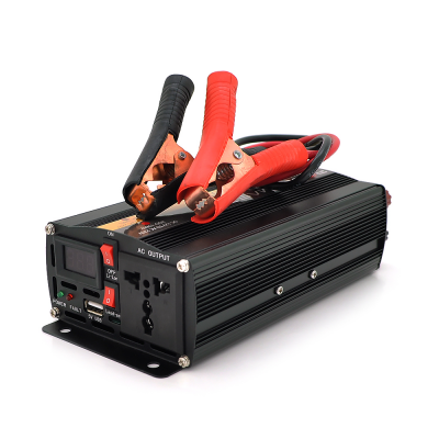 Инвертор напряжения POWERMASTER, 24V/220V, 600W с модифицированной синусоидой, 1 универсальная розетка, клеммы