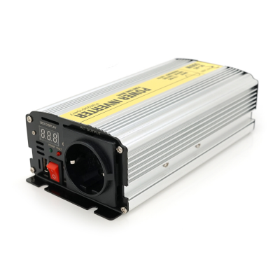 Инвертор напряжения RITAR RSC-500, 12V/220V, 500W с правильной синусоидой, 1xShuko, 1xUSB, клеммные провода, BOX, Q20