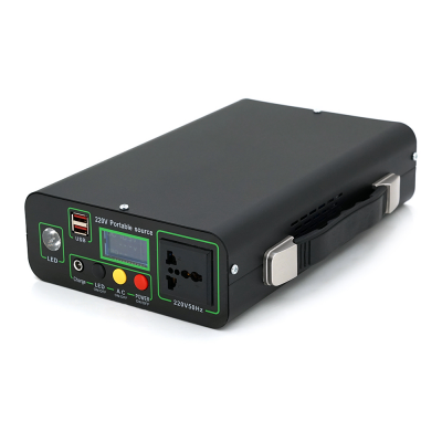 Портативный PowerBank KY-192WH, 220V/20A, 1*AC/220V+1*DC/12V+2*USB/5V, LED + переходник