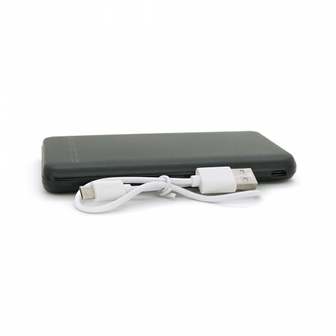 Будь заряджений Power Bank - Павербанк Powerbank KP KP-13 10000mAh, Output:2USB, White/Black, (310g), Blister