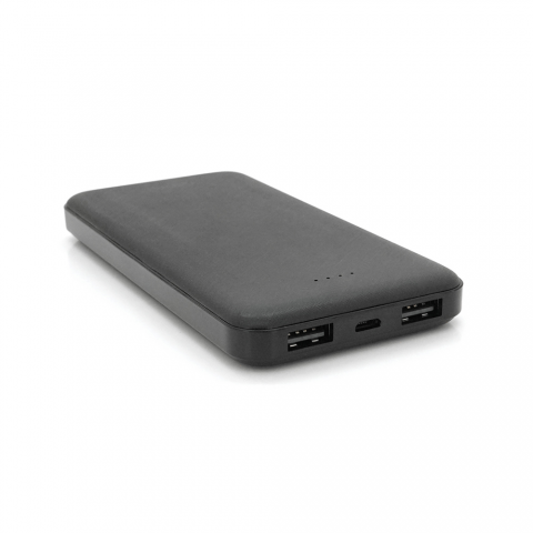 Будь заряджений Power Bank - Павербанк Powerbank ASONIC AS-P10 10000mAh, Output 2USB, Black, (215g), Blister