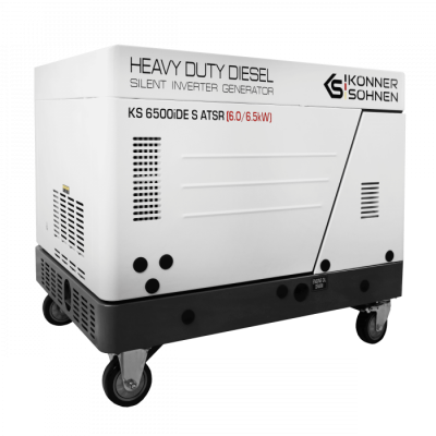 Дизельний інверторний генератор у шумозахисному кожусі Konner&Sohnen KS 6500iDE S ATSR