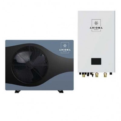 Тепловой насос Inverter + EVI СПЛИТ, AXIOMA energy AXHP-EVIDC-10S 10кВт 230В