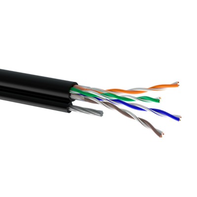 
					Кабель Одескабель КППт-ВП (100) 4*2*0,51 (U/UTP-cat.5E), СU, изоляция ПЭ, с трос. 7*0,5мм, для нар. работ, 305 м.