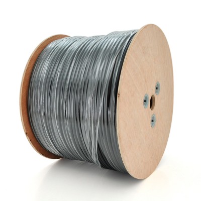 
					Кабель КНП UTP (25*2*0.5) 25p 24 AWG, Merlion, (CCA), изоляция ПЭ, для нар. работ, 500м, Black