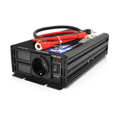 
					Инвертор напряжения DA-3000Q (DC:1500W), 12/220V с аппроксимированной синусоидой, 1Shuko, клеммные провода, Q6