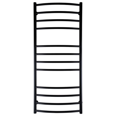 Рушникосушарка UNIO LDE W 1200-500-12 BLK Драбинка Дуга Еліт вода чорна