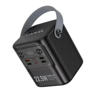 
					Power Bank HOCO J152 80000mAh, 4USB/2Type-C, 22.5W+PD20W, фонарик, Black, Box