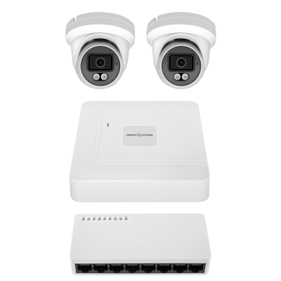 Комплект видеонаблюдения на 2 камеры GV-IP-K-W100/2 6MP