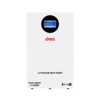 Акумуляторна батарея літій-залізо-фосфатна LiFePO4 200А*год 25.6В 5120Вт*год Sako Li-Sun series SK-25.6V200Ah настінний / підлоговий монтаж