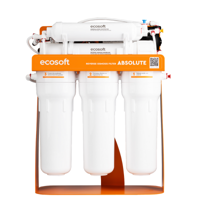 Фільтр зворотного осмосу Ecosoft Absolute з мінералізатором з помпою на станині (MO675MPSECO)
