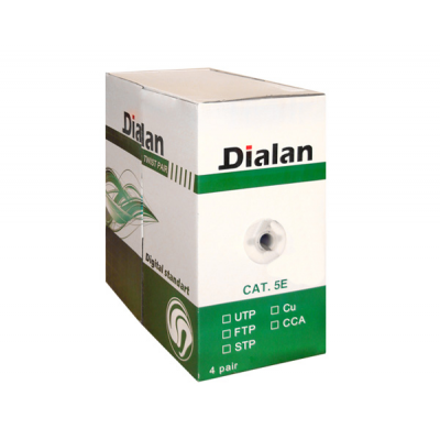 
					Кабель КПВ 4*2*0,50 (100МГц  UTP-cat.5E), DL( CU), изоляция ПВХ, для внутр. работ, 305м.BOX