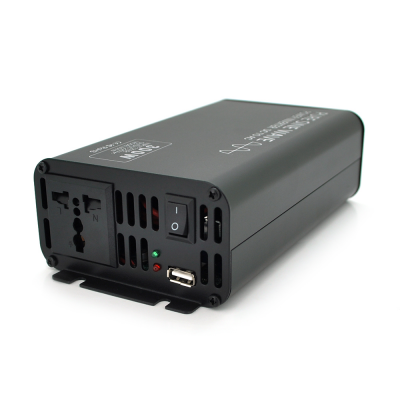 Инвертор напряжения YRLX-300 с правильной синусоидой, 300W, 12/220V, 60Hz, 1 универсальная розетка, 1USB, Box