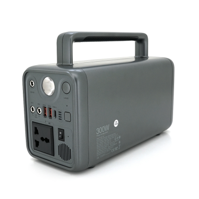 Портативная зарядная станция XO-PSA-300W мощностью 300W, (230Wh/72000mAh), Output:1AC+3DC+2USB+1Type-C, Black