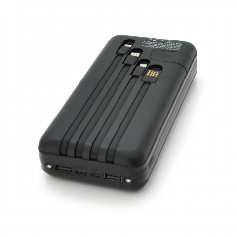 Powerbank ProTech-B06 30000mAh, 2USB, White/Black, (600g), Blister