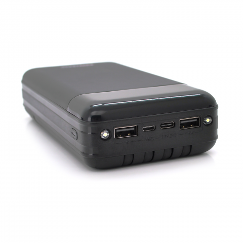 Powerbank ProTech-B06 30000mAh, 2USB, White/Black, (600g), Blister