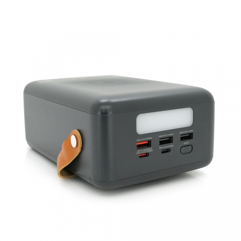 Power Bank Remax RPP-118 80000mAh, 3USB+Type-C, PD+QC 27W+22.5W, Black, 1.7kg