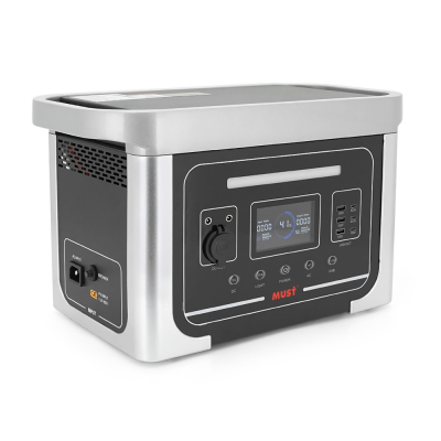 Must EM181-EM1024S 1000W LiFePO4 LCD, 12VDC, PV 25A MPPT, 230V ±5%, 6000 cycle 80% DOD, 25°C, 4xUSB, PD18W+2x60W, 2xAC 220V, 225*295*363, 17KG