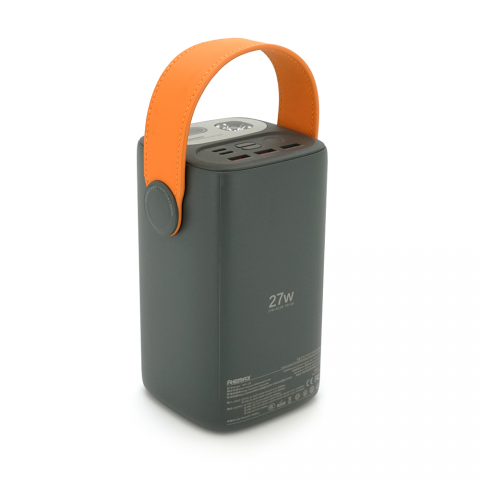 Power Bank Remax RPP-123 60000mAh, PD 27W+QC 22.5W, Gray, 1.454kg