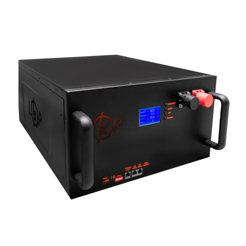 Будь заряжен Аккумуляторы  Аккумулятор LP LiFePO4 51,2V - 230 Ah (11776Wh) (Smart BMS 200A/100А) с LCD металл RM RS485/CAN