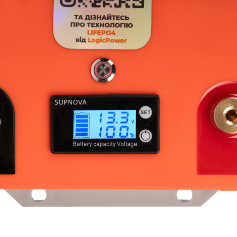 Будь заряжен Аккумуляторы  Аккумулятор LP LiFePO4 25,6V - 160 Ah (4096Wh) (BMS 200A/100А) пластик LCD Smart BT
