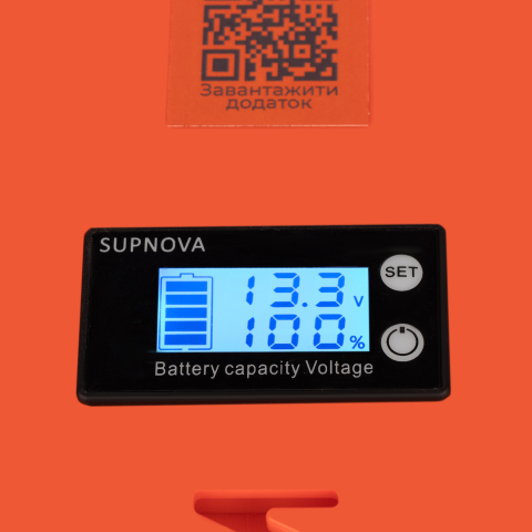 Будь заряджений Акумулятори Аккумулятор LP LiFePO4 12,8V - 32 Ah (410Wh) (BMS 40А/32A) пластик LCD Smart BT