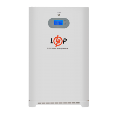 Аккумулятор LP LiFePO4 51,2V - 280 Ah (14336 Wh) (Smart BMS 200A) с LCD AB RS485/CAN