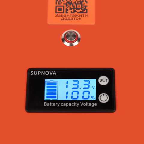 Будь заряджений Акумулятори Аккумулятор LP LiFePO4 12,8V - 100 Ah (1280Wh) (BMS 100A/50А) пластик LCD Smart BT