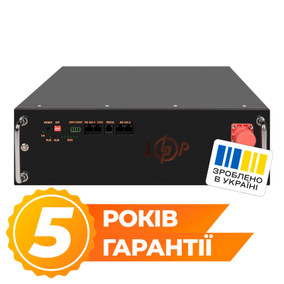 Аккумулятор LP LiFePO4 51,2V - 100 Ah (5120Wh) (BMS JK 100A/50А) RM RS485/CAN BL
